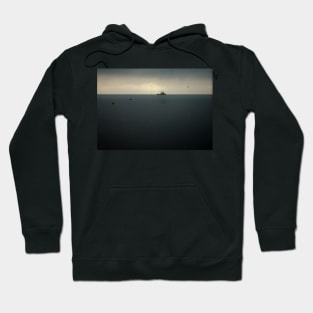 Serene Tugboat in the Baltic Sea Hoodie